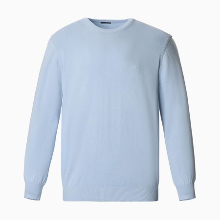Male jumper, bright blue color, size 54 (3xl)-1