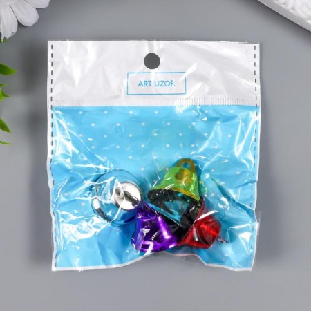 Set of decor for creativity "Color bells" d = 2.6 cm set 5 pcs-6