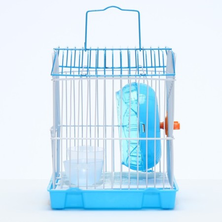 A cell for rodents equipped RT-2Q, 22 x 16 x 20 cm, blue-2