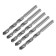 LOUM metal drill, HSS, cylindrical shank, 9 x 125 mm, 5 pcs.