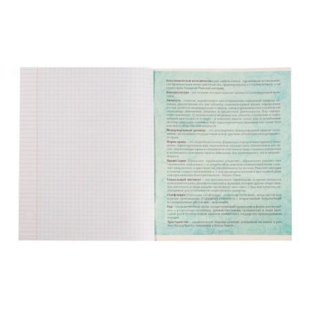 Subject Calligrata “comic book anime”, 48 sheets in the cage of social studies, with reference material, cover shaking cardboard, uf-lak (full), block offset-4