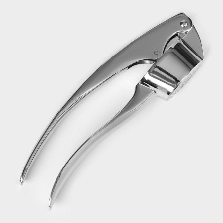Magistro volt garlic press, stainless steel, silver color-2