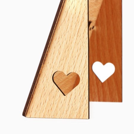 Eternal calendar "Sweet Home" wooden, 17.5 x 17 cm-5