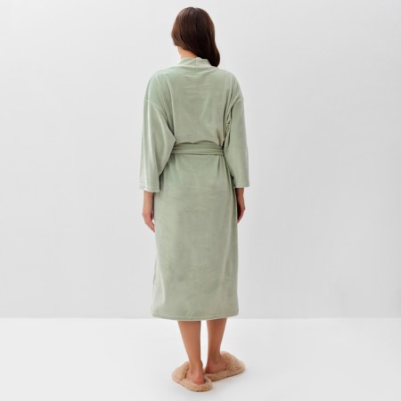 Women's robe KAFTAN PLUSHY p. 48-50, green-2