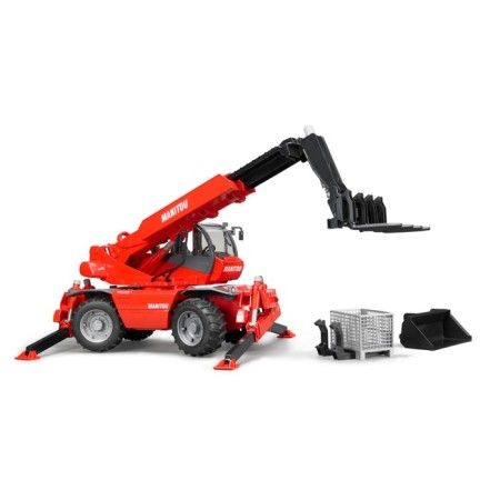 Wheel loader Manitou MRT 2150, with telescopic bucket-3