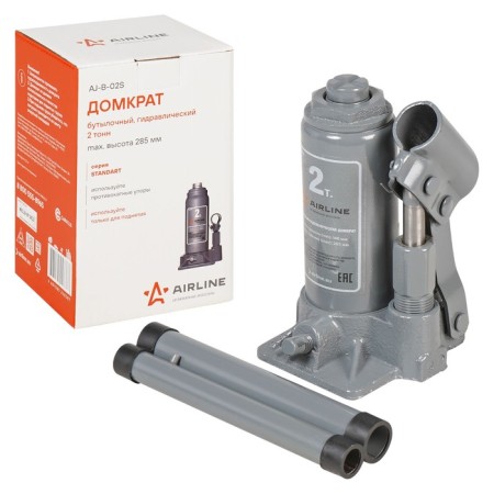 Bottle jack 2t lifting height 150-285 mm AJ-B-02S AIRLINE