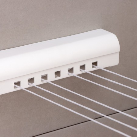 Lower for linen rotor exhaust shade, 6 lines, white color-4