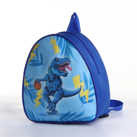 Children's backpack on the zipper "chosen", the color is blue-3
