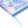 Notebook Gift Book 96l, line, color cut, PVC anime PVC cover (17.7x12.4cm)
