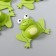 Decor for creativity wood "frog" set of 5 pcs 3.4x3 cm