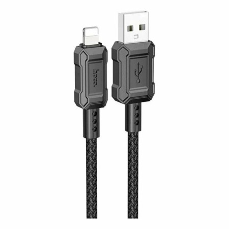 HOCO X94, Lightning cable - USB, 2.4 A, 1 m, data transfer, PVC, black-1