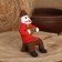 Souvenir boy with harmonies ", Kargopol toy, mix