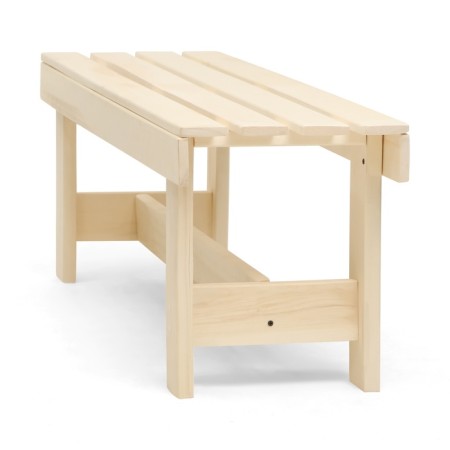 A bench (bench) wooden from linden 130 x 32 x 42 cm, without a back, for a bath, cottage and garden-3