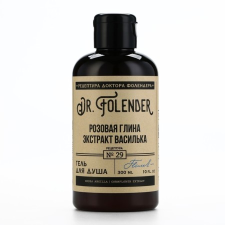 Shower gel, 300 ml, cornflower aroma, Dr.Folender-1
