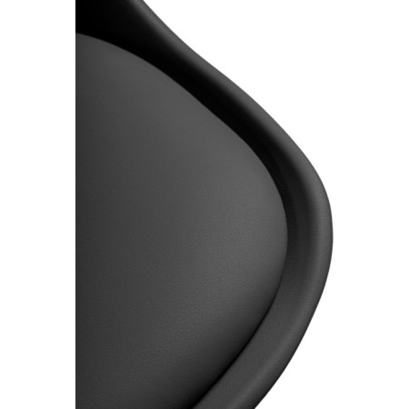 Computer chair Kolin Metal/Eco -leather/Plastic, Chrome/Black 49x56x79 cm-5