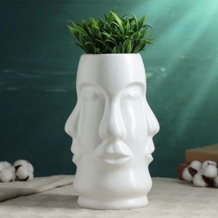 Figure Kashpo "Who Me" 27x15cm, white-1