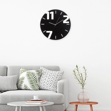 Wall watches of metal "3 digits", silent, d-40 cm, aa-4