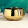 Kashpo - Bonsai "Light" for cacti and succulents, gold, 13x13x7cm