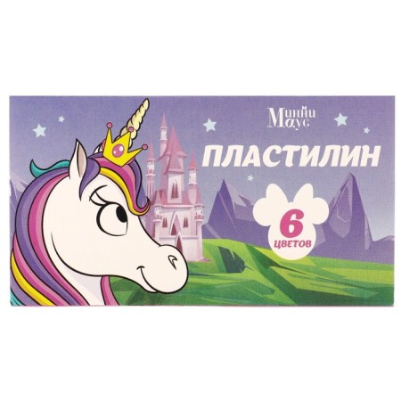 Plasticine 6 colors 60 g "Minni and unicorn"-4