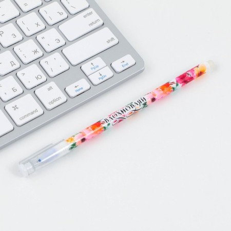 PECHECH WRITE-STRAISH, Blue Paste, Gel, 0.5 mm with cap "Since March 8"-4