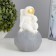 Night-night "Cosmonaut on the Moon" LED from 3xlr44 batteries white-black 10x10x17 cm