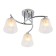 Ceiling lamp 3x60W E27, size 44x44x26 cm