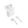 Wireless headphones Luazon i12, TWS, BT 5.0, 35/300 mAh, sensor, glossy, white