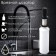 Sredal dispenser for liquid soap or dishwashing meals, 350 ml, black color