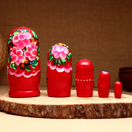 Matryoshka 5-doll "Avdotya", 14-15 cm-1