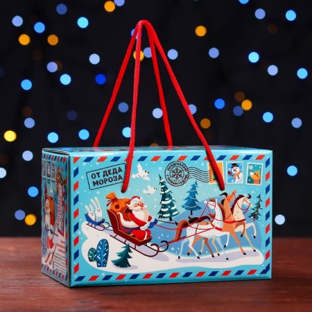 Gift box "Postal", package 20 x 12 x 12 cm-1