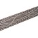 Bar for cornice "Firebird", height 7 cm, length 25 m, coffee color