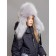 Children's cap, size 54, gray color