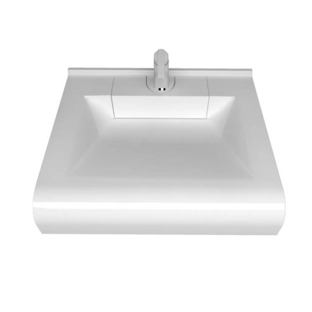 Sink My Space Coral 60 5209600, above the washing machine, with brackets, siphon, white
