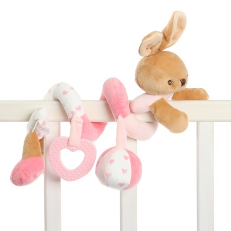 Stretching - spiral with toys arc on a stroller / crib for kids "Bunny", Mum & Baby-2