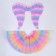 Carnival set "Milash", 5-7 years: skirt, wings