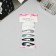 Invisibility for hair "provisions" (set 6 pcs) 5 cm, black and white