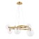 Albus chandelier, 7x40W G9, bronze color