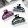 Hair crab "Leopard print" oval, 9 cm, mix
