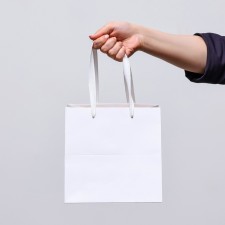 Packet for cake, white, 20 x 20 x 20 cm