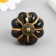 Pen for the casket ceramics, metal "Pumpkin" black 4x4x4 cm
