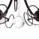 Simona chandelier 5x40W E27 Chocolate 62x62x24 cm Bayerlux
