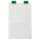 A4 documents container, Istanm with green latches, transparent