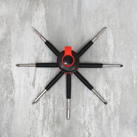 A set of auto accessories 2 in 1 "Golden Driver": a multi -tunnel and a flashlight on the head-12