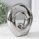 Souvenir Ceramics "Abstraction. Equilibrium" silver 17.5x6.5x19.5 cm