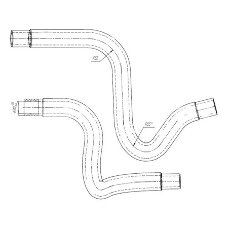 Grant heating pipes set 2190-8101204p, Luzar LPKH 0190