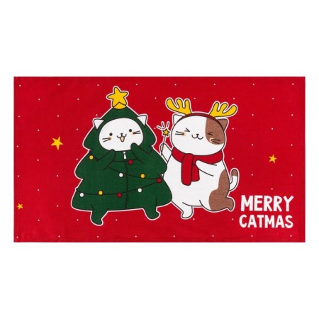 Towel "Dolyana" Merry Catmas 35x60 cm, 100% cotton 160 g/m2-1