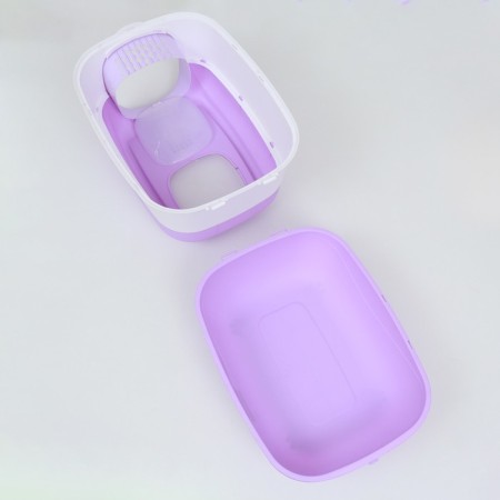 The toilet is closed with the upper hole, a scoop, a coal filter of 40 x 56 x 40 cm,-15