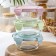 Container from heat -resistant glass Round Cook and Freeze, 370 ml, 13.5 × 6 cm, color mix