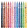 Flomasters 12 colors Pixel Party, washed off, decorated, cardboard packaging