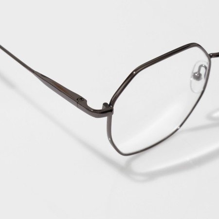 Finished glasses GA0634 (color: C1 metallic; diopter: -3.5; tint: no)-4